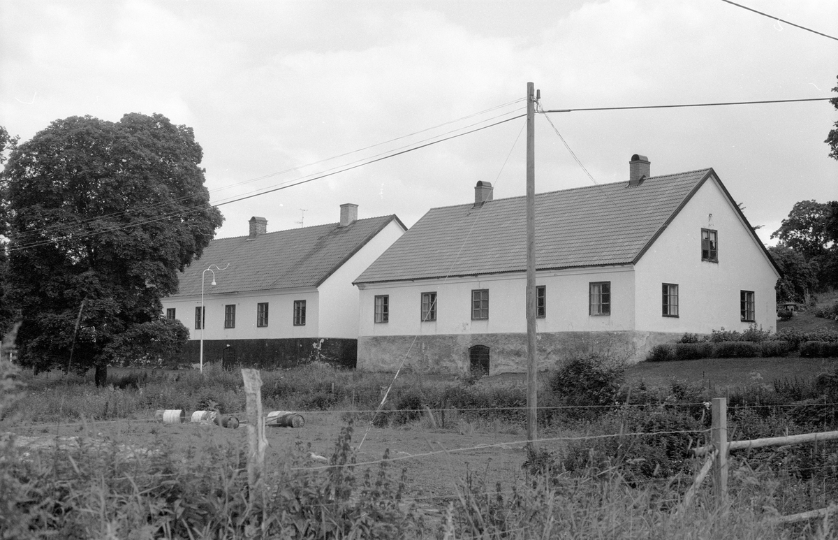 Bostadshus, före detta arbetarbostad, Vällnora bruk, Knutby-Åsby 1:19, Vällnora, Knutby socken, Uppland 1987
