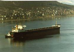 Malmskipet "Jin Tian Hay", Kina på Narvik havn.