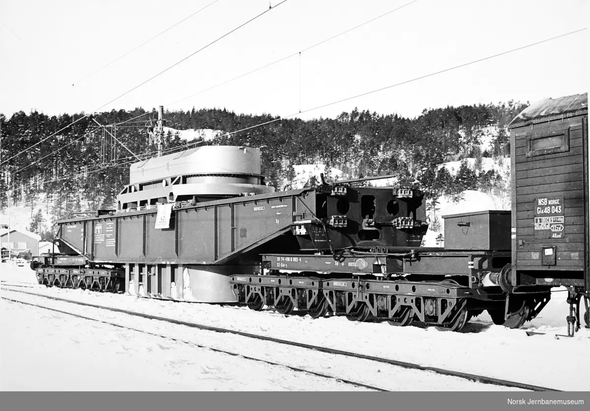 Svensk transformatorvogn litra Saa-y nr. 490 0003
