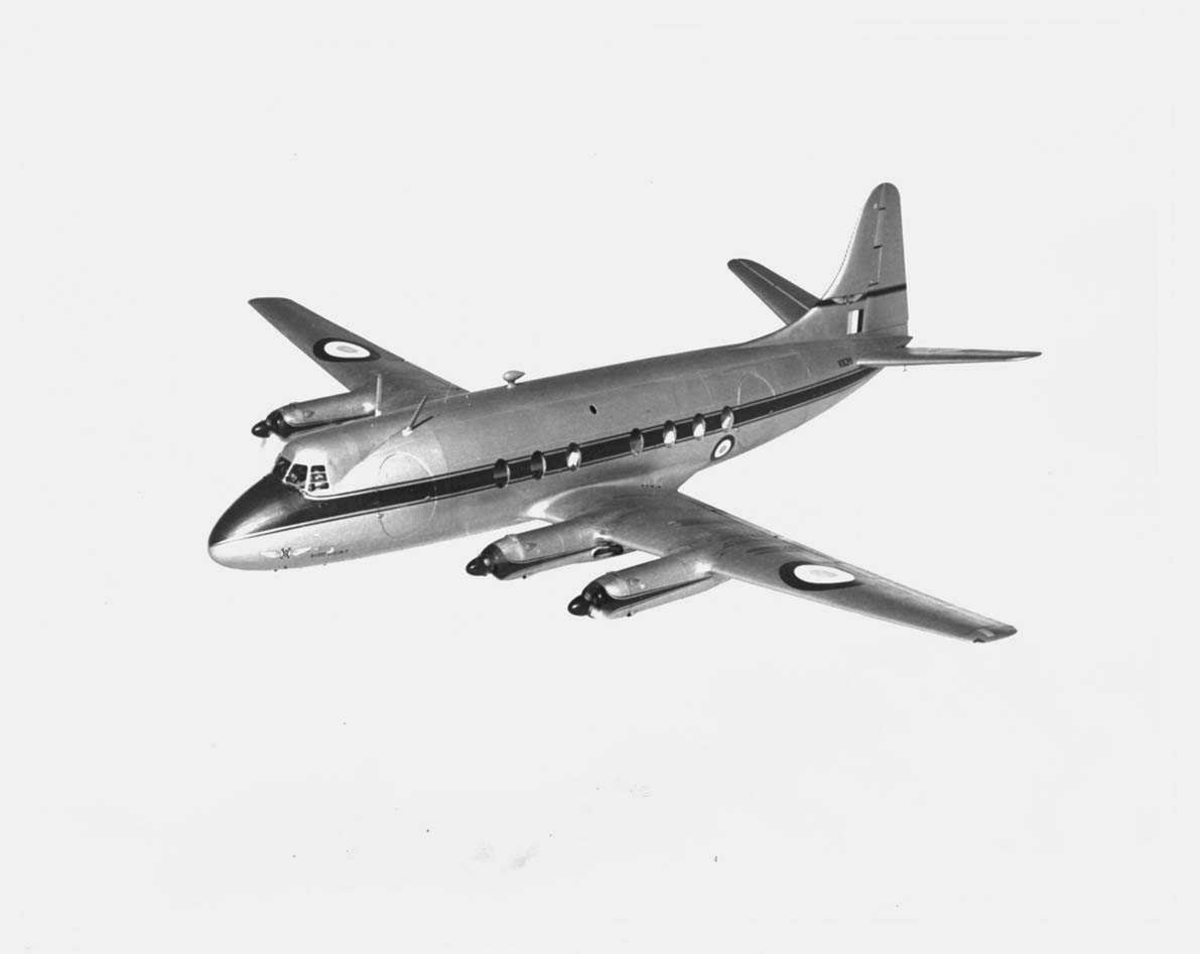 Ett  fly i lufta. Vickers Viscount V.C.2, VX211
