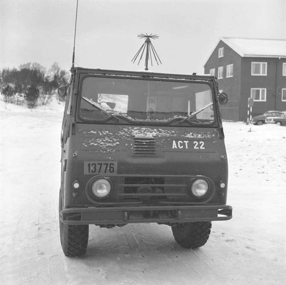 ACT-vogn - flykontroll-vogn på Bodø flystasjon.