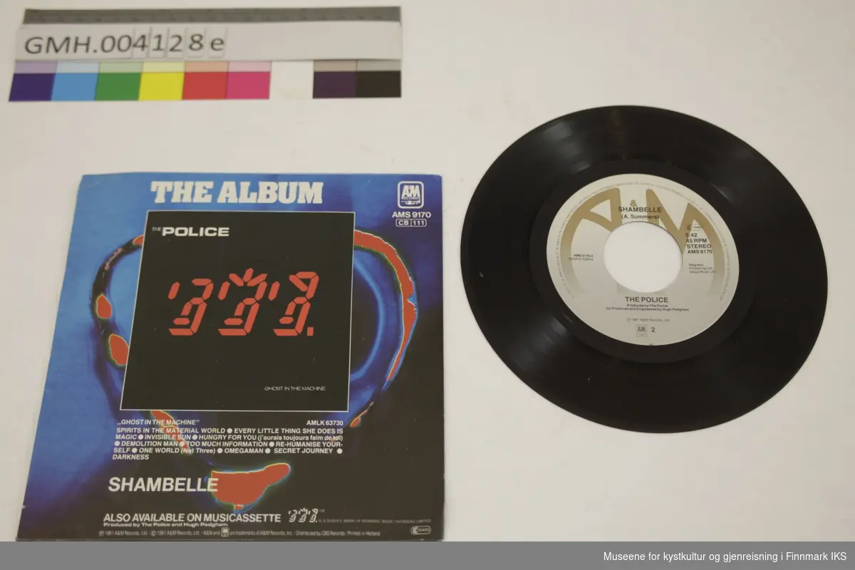 Grammofonplatene er singler i 45-format og utført i vinyl. Alle platene bortsett fra en ligger i originalcoveret.