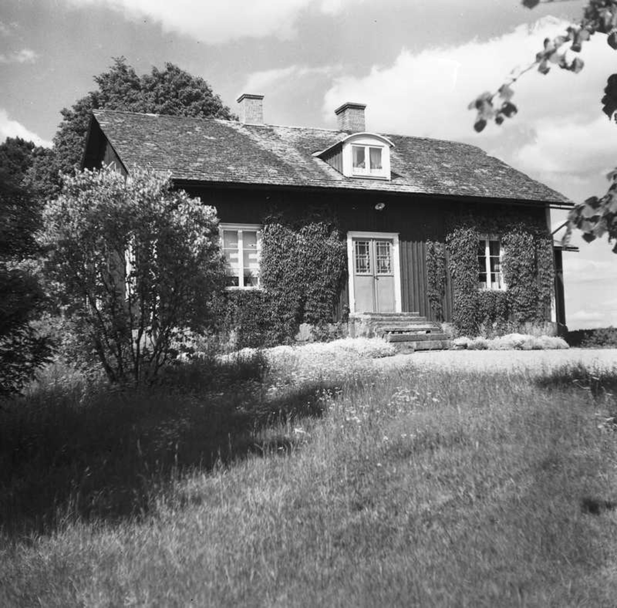 Ölme. Gården Hästås, Juli 1955.