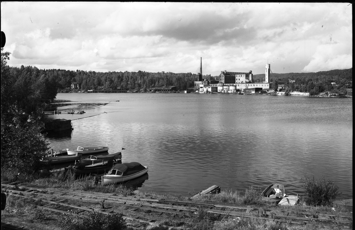 Bengtsfors. Lelången och Sulfitfabriken