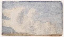 Skystudie [Akvarell på papir]