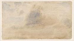 Skystudie [Akvarell på papir]