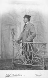 Portrett av en mann. Sannsynligvis er dette Jacob Sigvart Ja