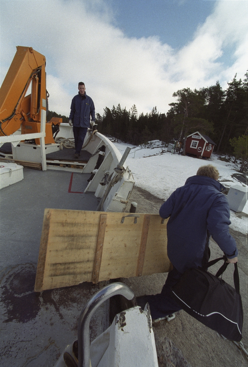 RAMSÖ vid Hjelmö (Hjälmö).
Skärgårdsprojektet 2003-2004
Fotodatum 9 mars 2004