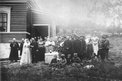 Bryllup hos presten Stjsjekoldin i Boris Gleb aug. 1897. Til
