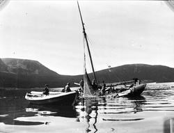 Sildesteng i Kasfjord, 1913.