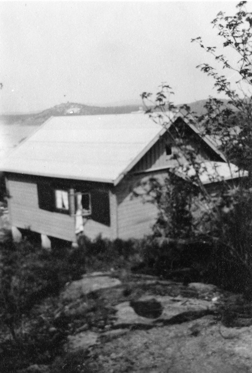 Matina Schweigaards hytte på Skåtøy, oppført i slutten av 1930-åra.