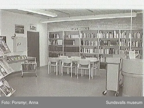 Dokumentation av biblioteksfilialen i Kvissleby, Njurunda