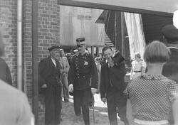 Jubileumsutstillingen i Levanger 1936 - kong Haakon ankommer