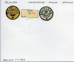 Stempelkatalog Skjelsbu, Hvaler kommune, Østfold