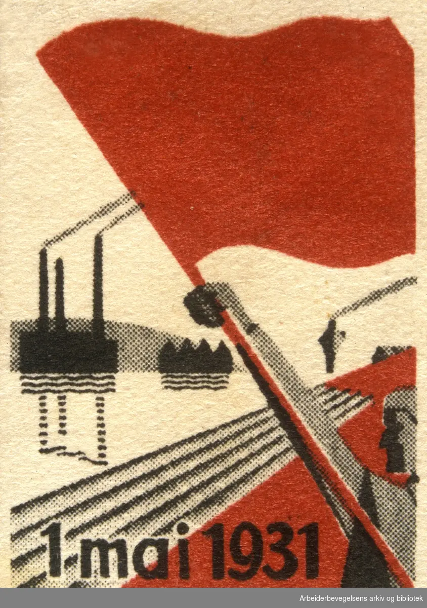 Arbeiderpartiets 1. mai-merke fra 1931