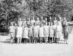 Klassebilde. Lillehammer folkesskole 1925. Elever.