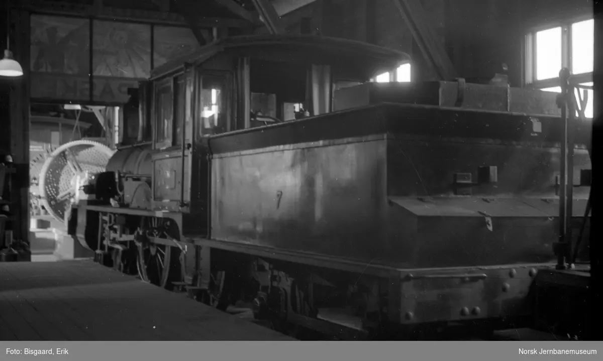 Flekkefjordbanens lokomotiv nr. 7 - NSB type XIII - på Jernbanemuseet