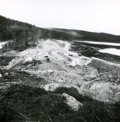 Våmar vatn + Kåsvatn, bygging av damanlegg.