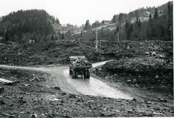 Vannkraftutbygging, lastebil.