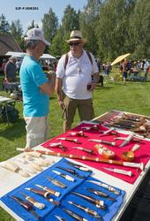 Fra det såkalte «knivtorget» under De nordiske jakt- og fisk