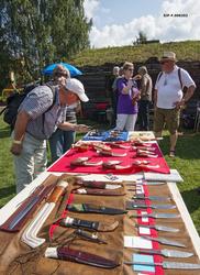 Fra det såkalte «knivtorget» under De nordiske jakt- og fisk