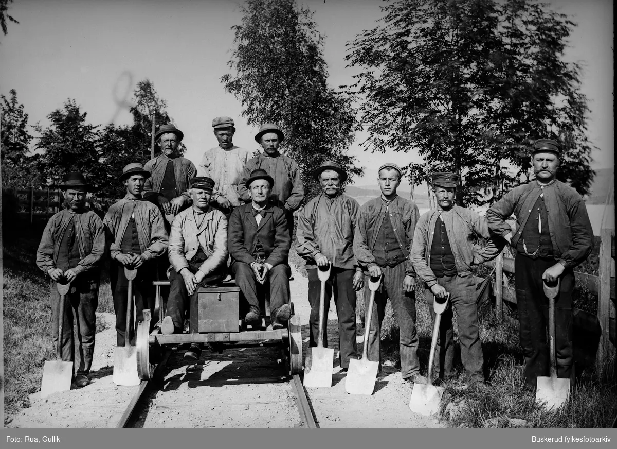 jernbanearbeidere
Ole E. Vego. Jernbanegruppe Eiker 1898