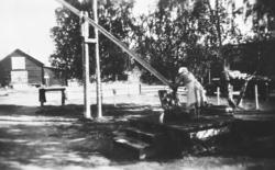 Heisebrønn på en gård i Petsamo, Petsjenga