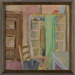 Militærbrakka / Haserne [Oljemaleri]