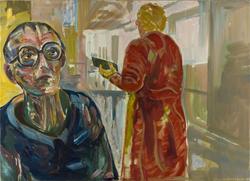 Fra gamlehjemmet [Oljemaleri]