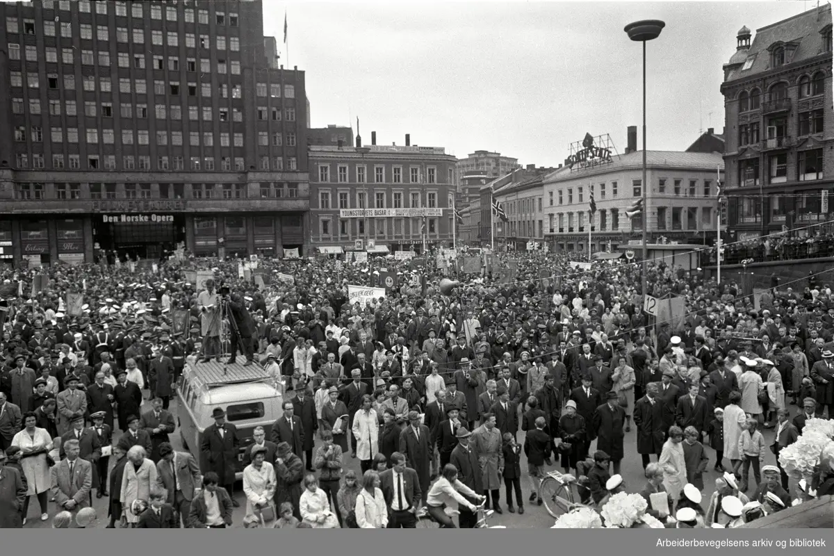 1. mai 1968, Youngstorget.