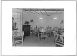 Fredrikstad Meieri 1951. Interiør fra kontorbygning, antakel