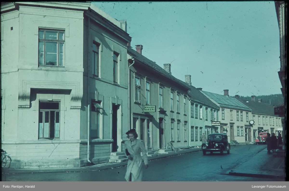 Fra sentrum i Steinkjer. - Levanger Fotomuseum / DigitaltMuseum