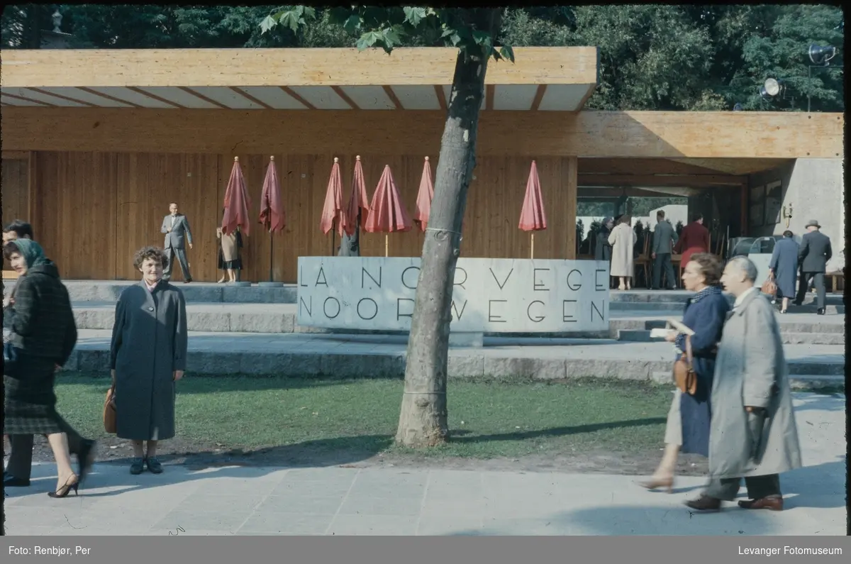 Fra verdensutstillingen Expo 1958 i Brussel, den norske paviljongen.