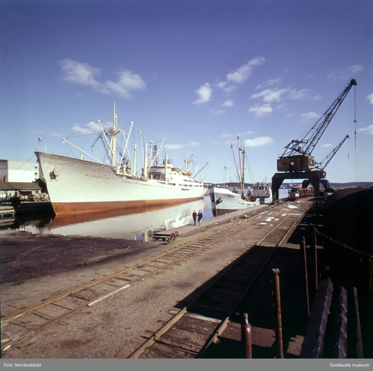 Fartyget Minnesota besöker Sundsvalls hamn.