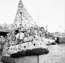 Vardens arkiv. "Sanitetsforeningen arr. brygge- løyer, hawai