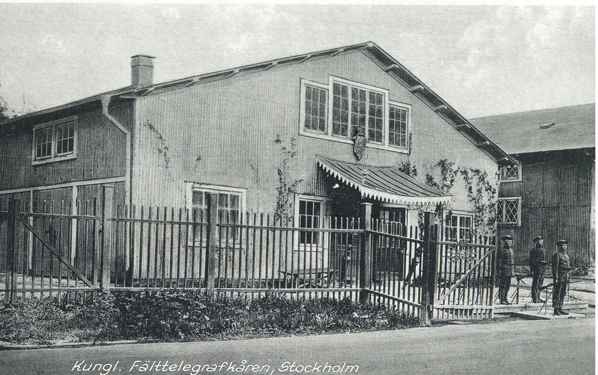 Kasernvakten vid Marieberg 1920
