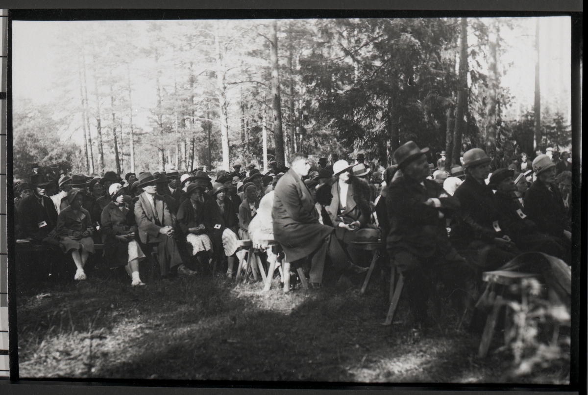 Kila hembygdsförenings årsfest på hembygdsgården den 1 juli 1934 i Kila.