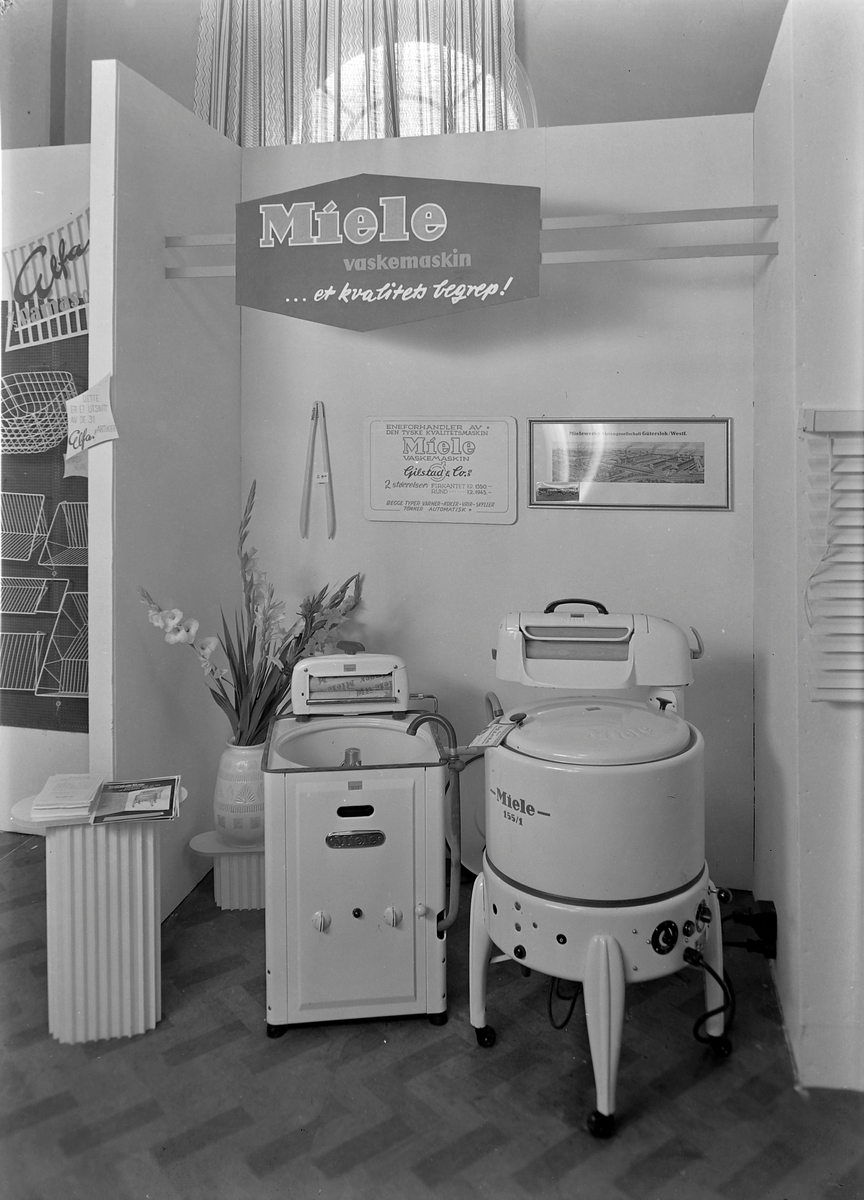 Husmormessen 1953, Stand for Miele vaskemaskin