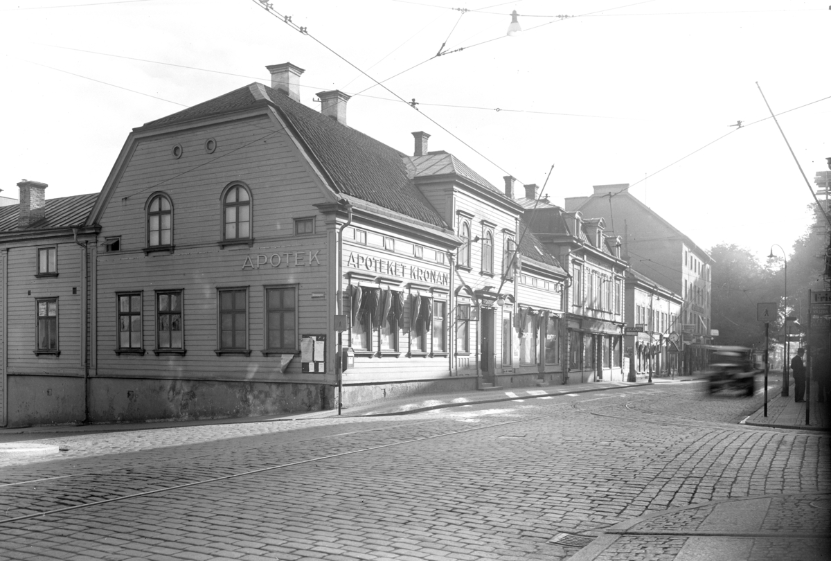 Apoteket Kronan i Jönköping i slutet av 1930-talet.