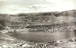 Gjenreisningsbyen Hammerfest på 1950-tallet.