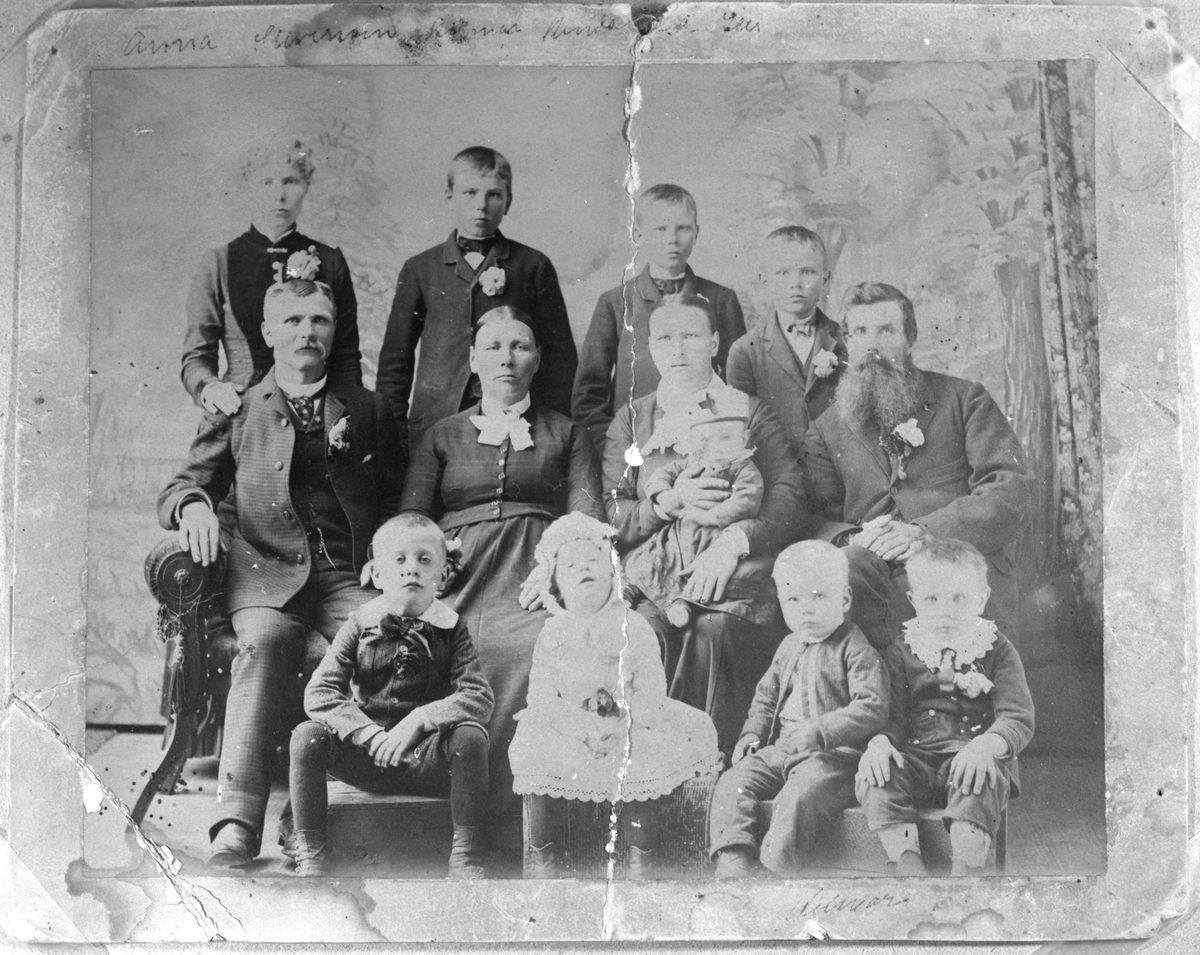 Familiebilete frå USA, ca. 1900. Margrethe Heggen m.fam.