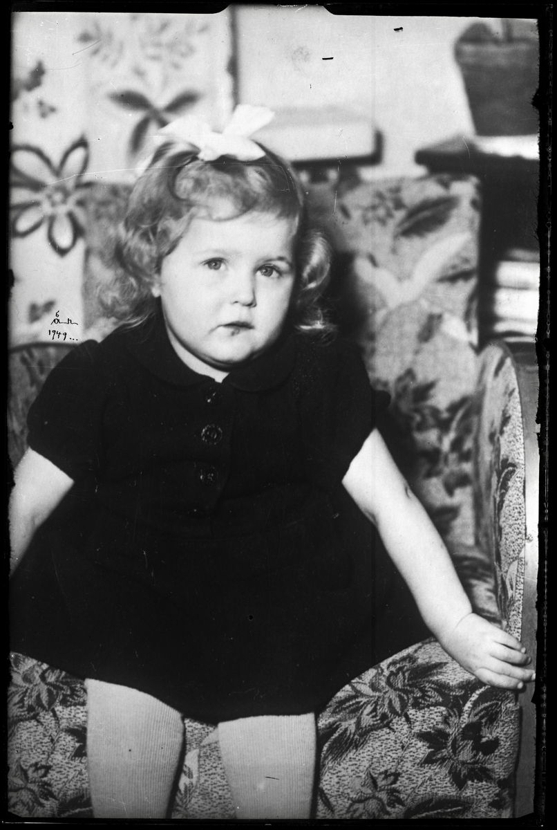 Anita Strålman som 2-åring