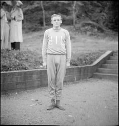 Bilder fra kretsmesterskapet i friidrett i Egersund i 1951. 