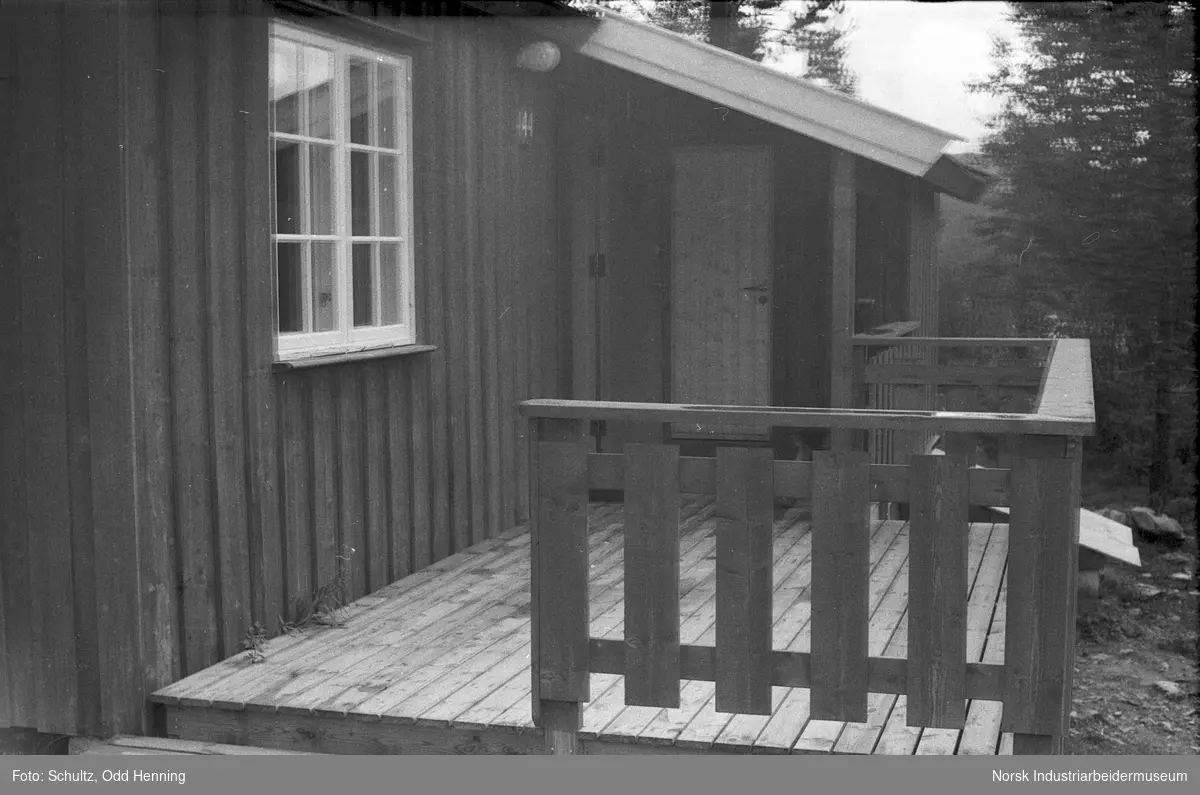 Verandaen ved hytte 44, Frøystul feriested.