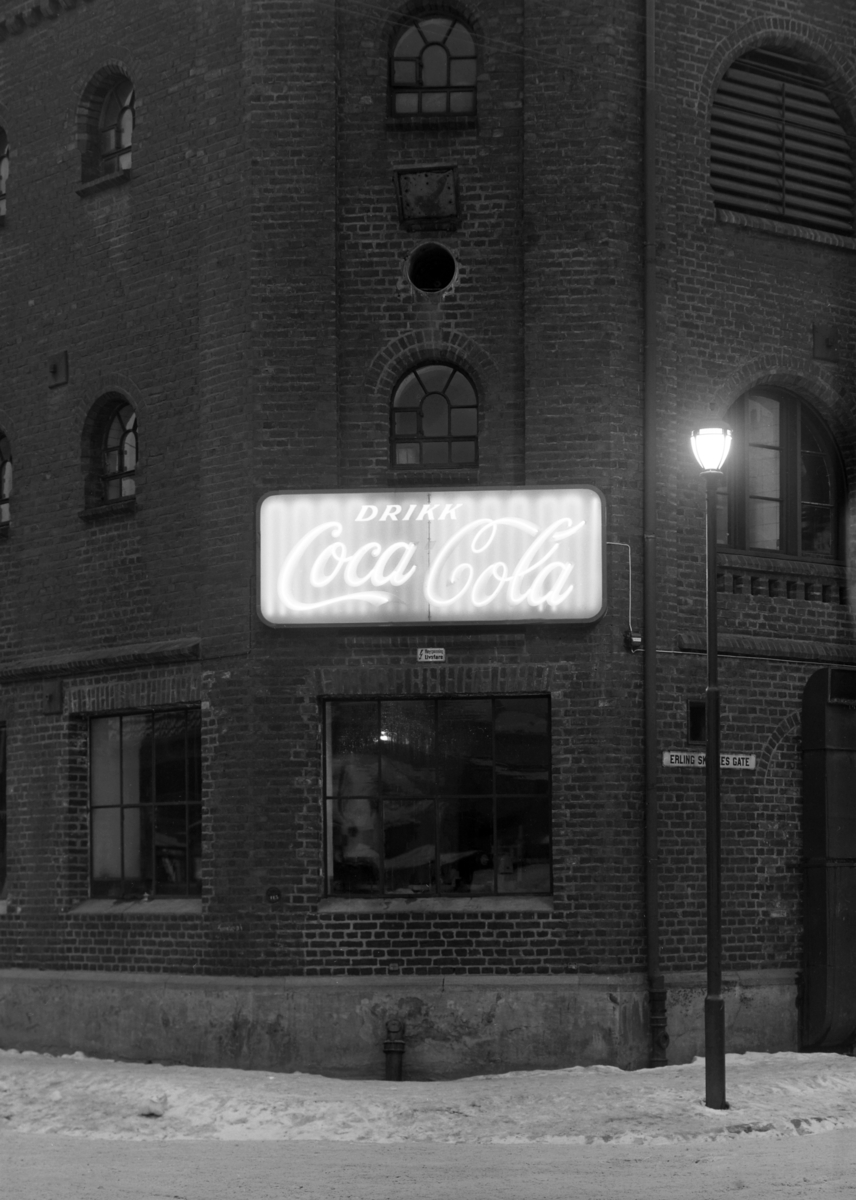 E.C. Dahls Bryggeri med reklame for Coca Cola