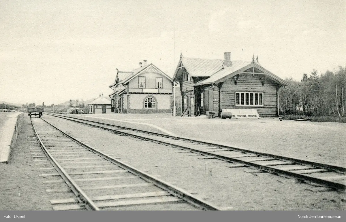 Rinnan stasjon åpningen av strekningen Levanger-Verdal 1.11.1904