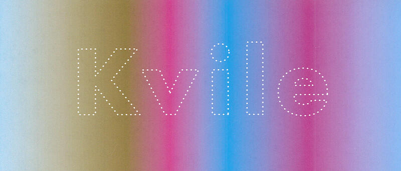 Grafisk navnetrekk for utstillingen "Kvile"