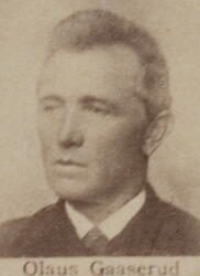 Kontorassistent Olaus Gaaserud (1840-1918) (Foto/Photo)