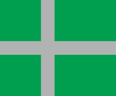 Alternativt flagg foreslått av Christian Frederik, med farger som også var i de norske militæruniformene. (Foto/Photo)