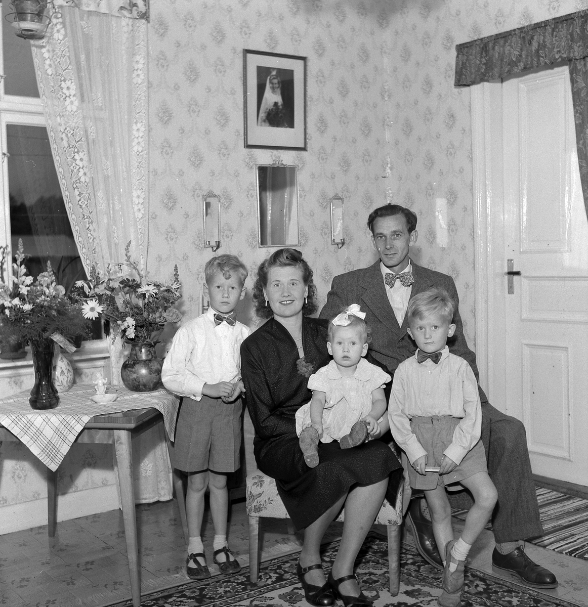 Familj, okänd. Juni 1953.